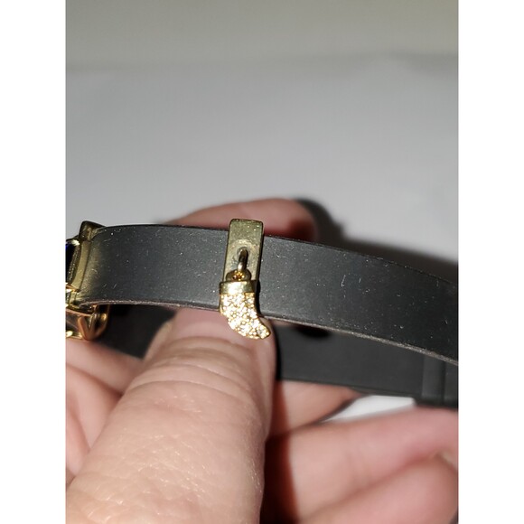 A Keep Collective Time Key Bracelet Silicone Band With Charms Sapphire - Picture 3 of 11